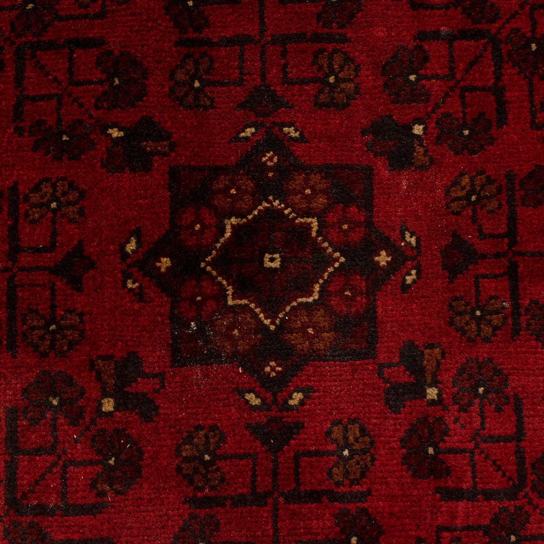 Afghan Khal Mohammadi Rug 3' 5" x 4' 8" Hand-Knotted | No. AL61126
