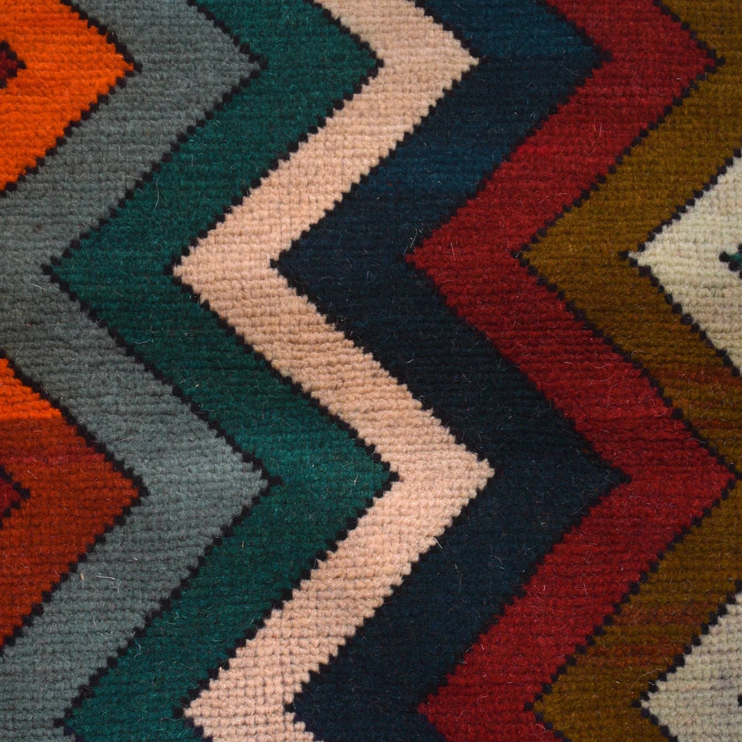 Afghan Baluchi Rug 3'7" x 6'4" Hand-Knotted | No. AL61279