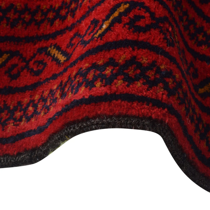 Afghan Baluchi Rug 4' 1" x 6' 1" Hand-Knotted | No. AL61467