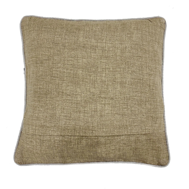 Afghan Geometric Cushion 1' 5" x 1' 4" Hand-Knotted | No. AL615241