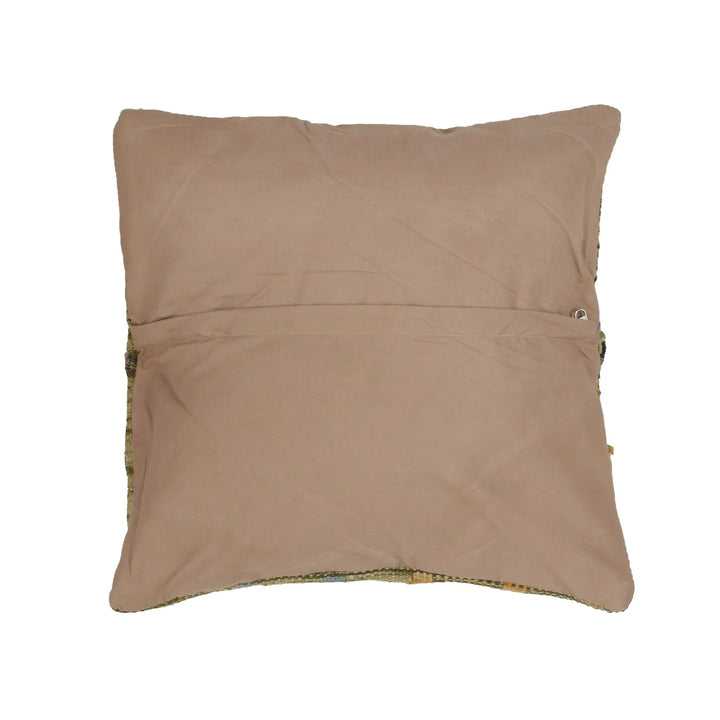 Afghan Kilim Cushion Cover 1' 5" x 1' 5" Flat-Weave | No. AL61626