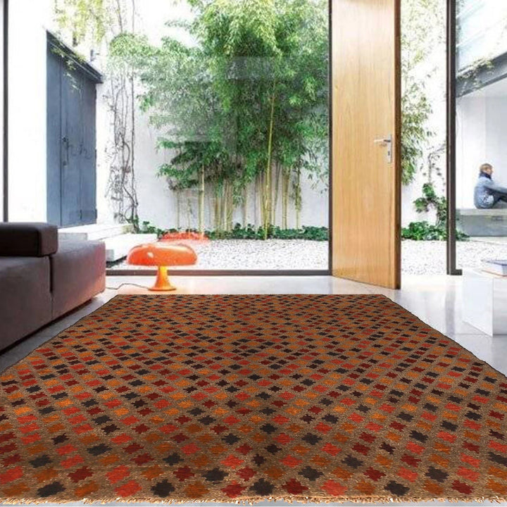 Afghan Baluchi Rug 3' 11" x 6' 2" Hand-Knotted | No. AL61635