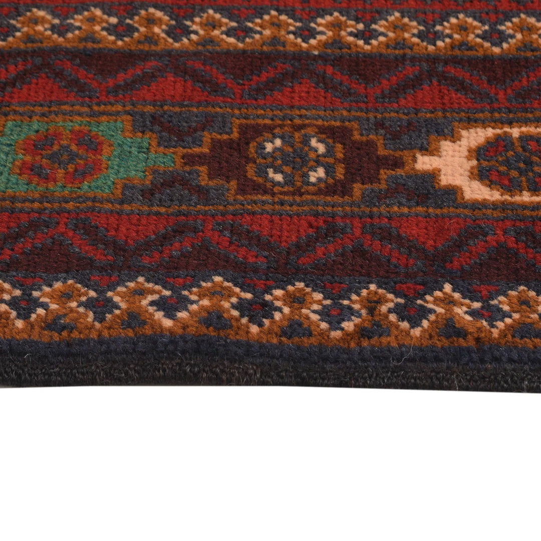 Afghan Prayer Rug 2' 11" x 5' 3" Hand-Knotted | No. AL61724