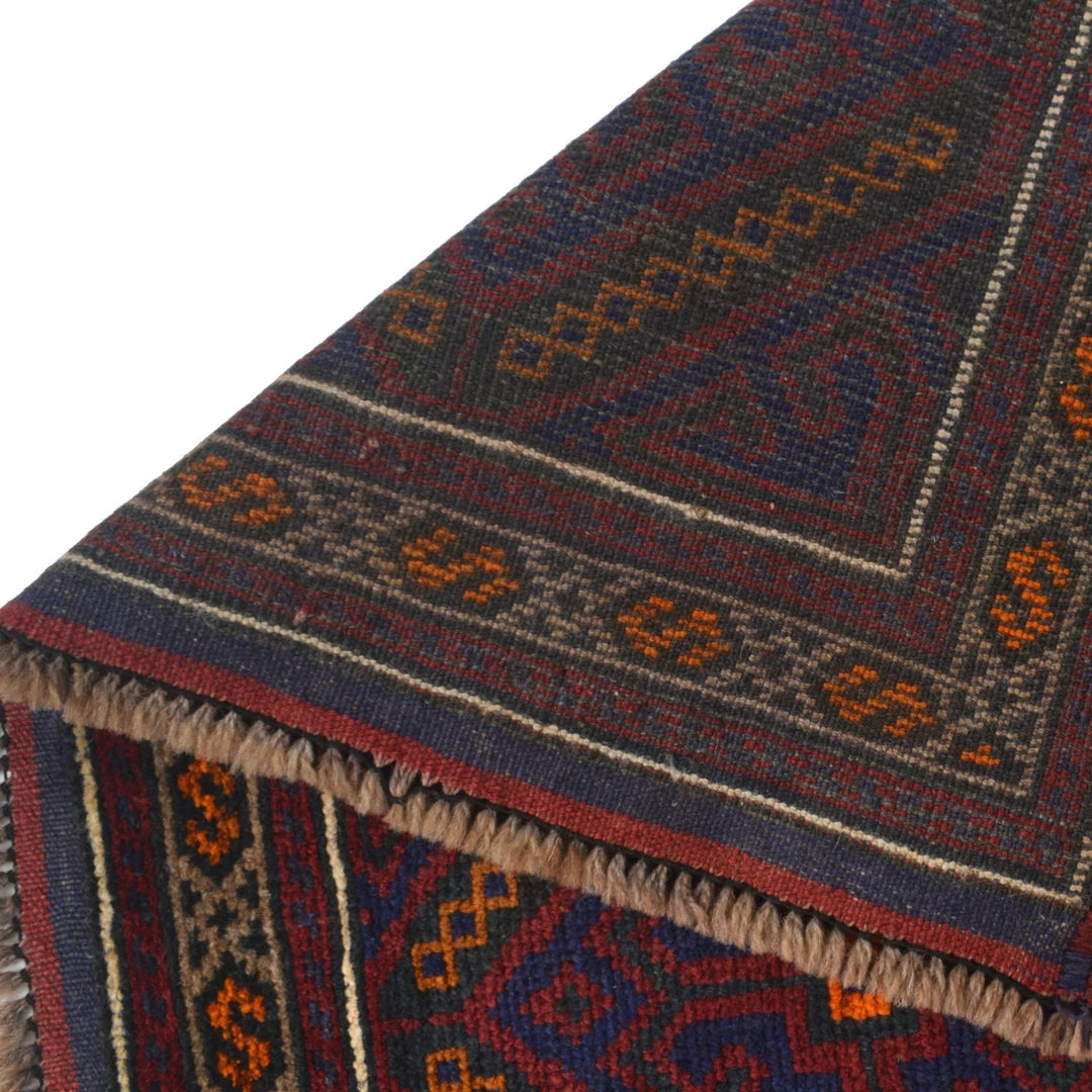 Afghan Baluchi Rug 2'11" x 4'11" Hand-Knotted | No. AL61778