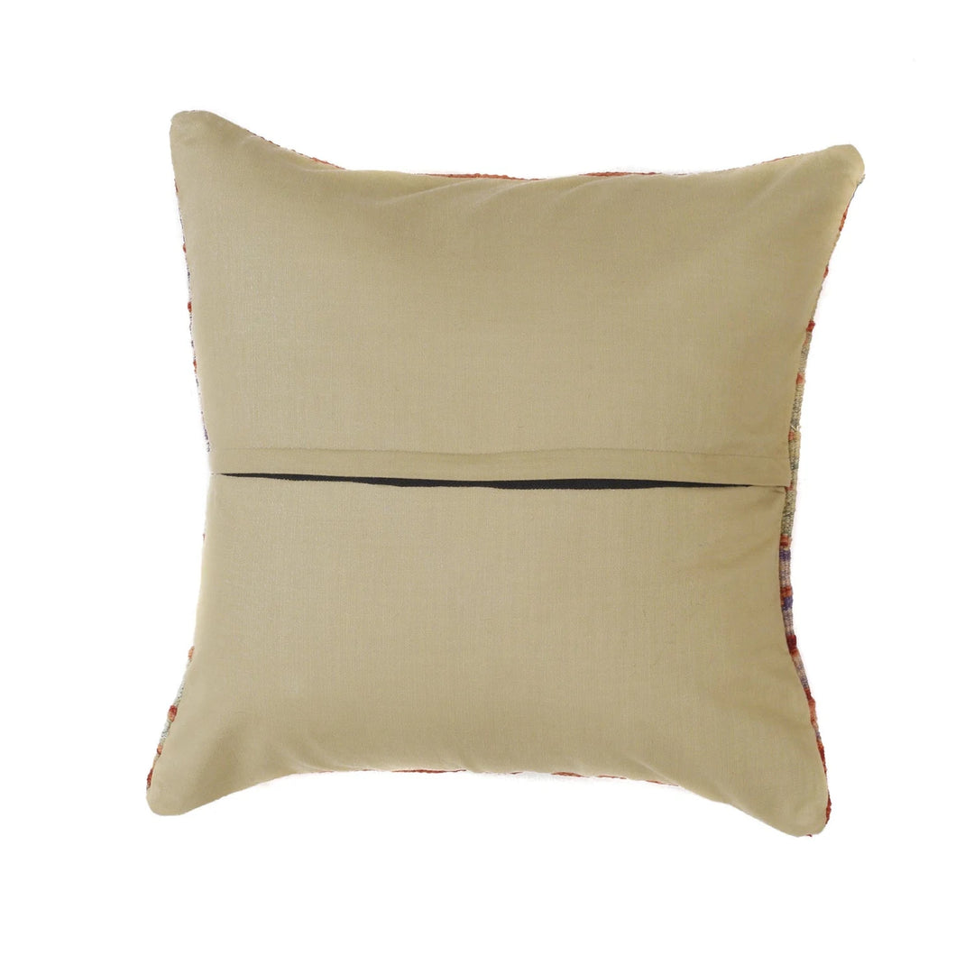 Afghan Kilim Cushion 1' 6" x 1' 6" Flat-Weave | No. AL62038