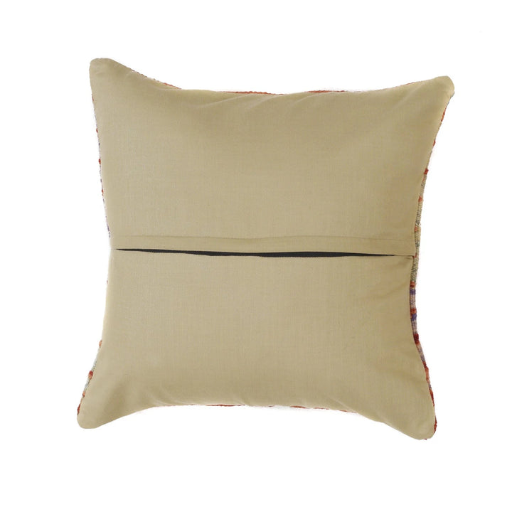 Afghan Kilim Cushion 1' 6" x 1' 6" Flat-Weave | No. AL62038