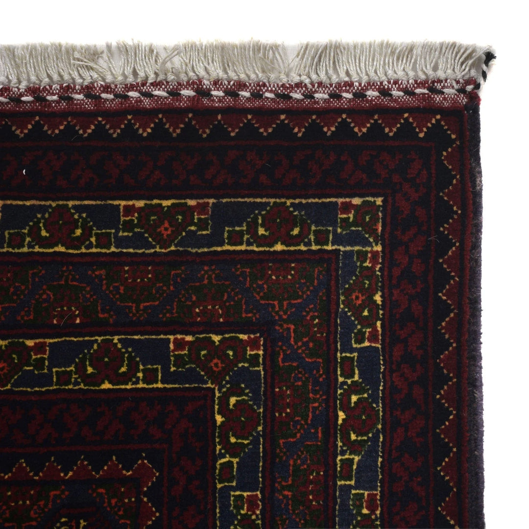 Afghan Khoja Roshnai Rug 3' 3" x 4' 8" Hand-Knotted | No. AL62291