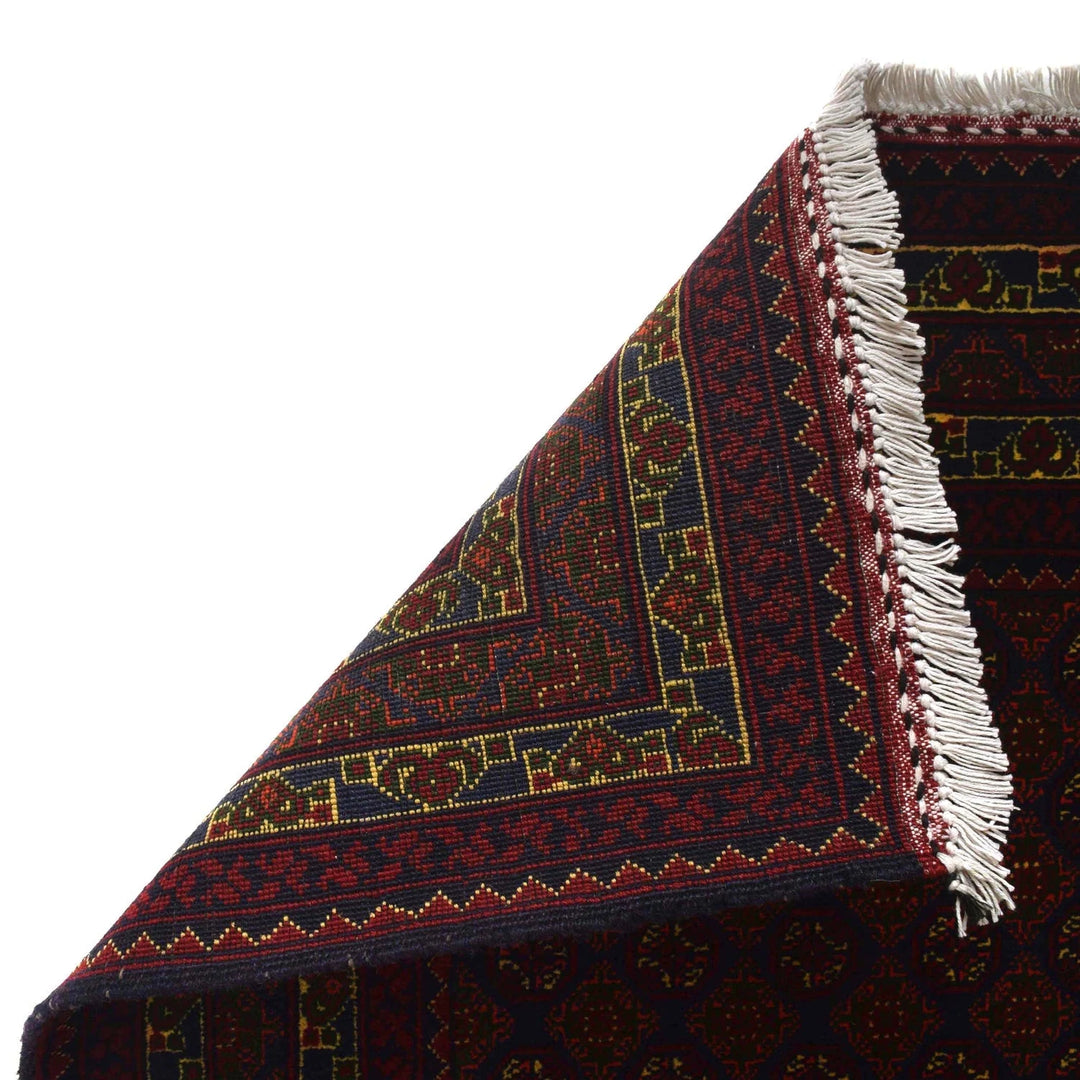 Afghan Khoja Roshnai Rug 3' 3" x 4' 8" Hand-Knotted | No. AL62291