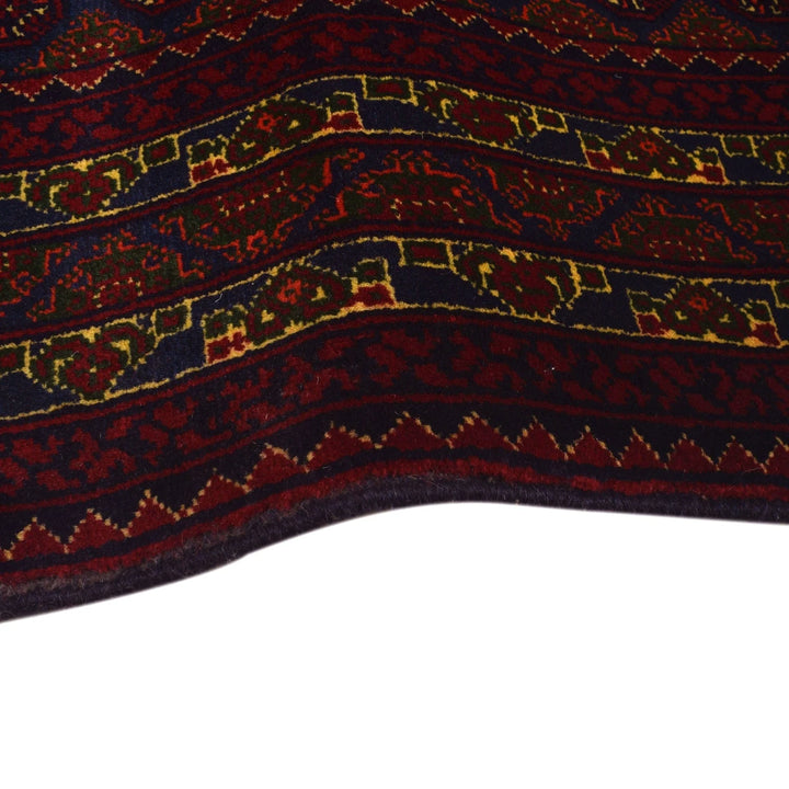 Afghan Khoja Roshnai Rug 3' 3" x 4' 8" Hand-Knotted | No. AL62291