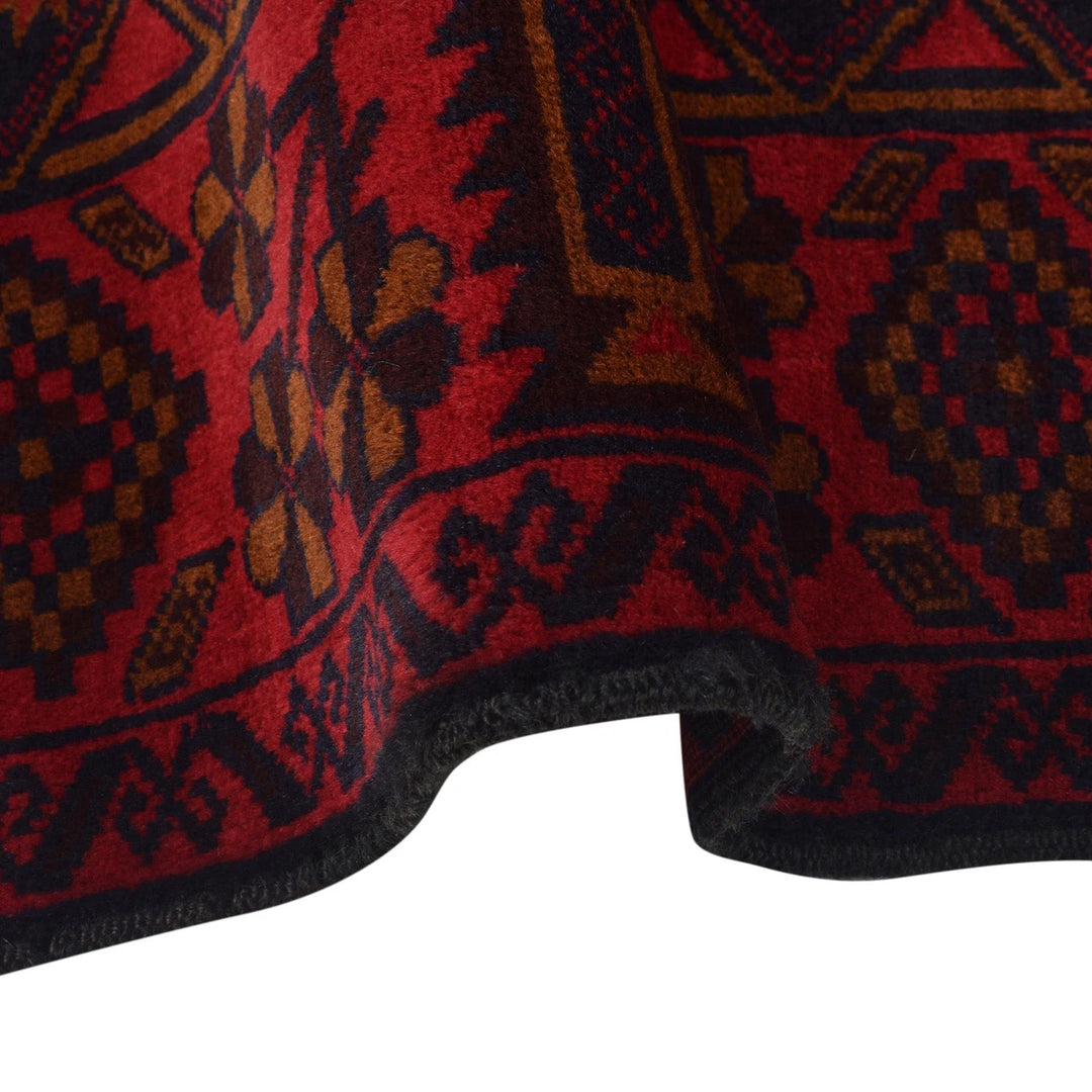 Afghan Baluchi Rug 2'10" x 4'6" Hand-Knotted | No. AL62292