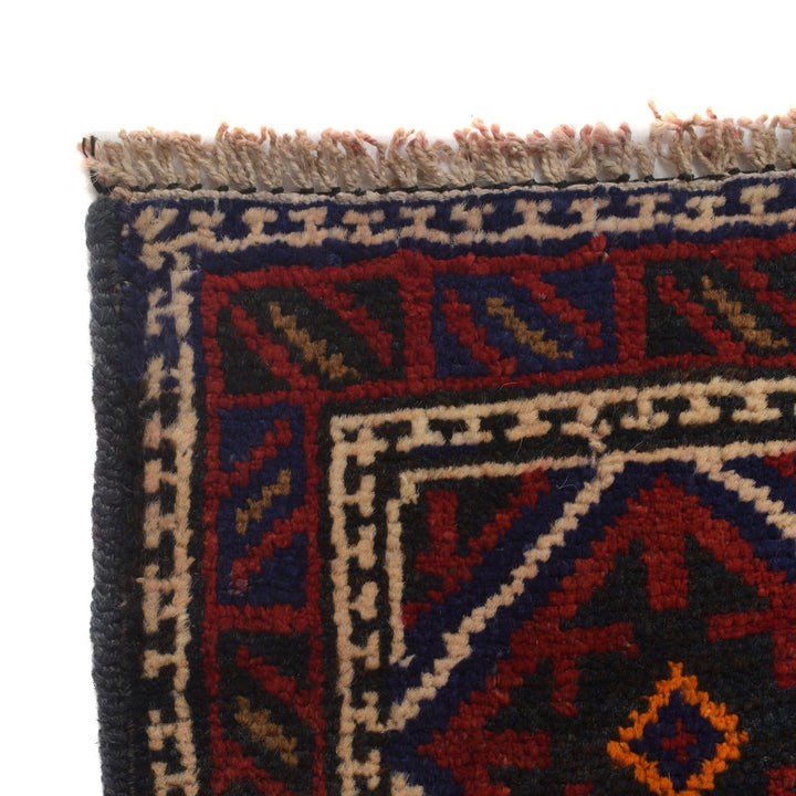 Afghan Baluchi Rug 2' 8" x 4' 5" Hand-Knotted | No. AL62609