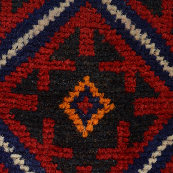 Afghan Baluchi Rug 2' 8" x 4' 5" Hand-Knotted | No. AL62609