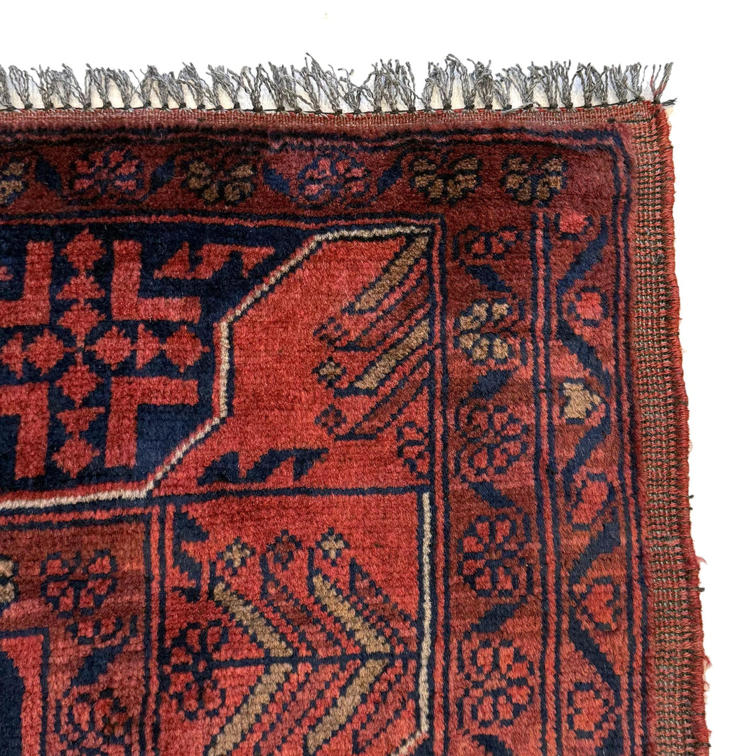 Afghan Khal Mohammadi Rug 3' 10" x 5' 3" Hand-Knotted | No. AL62818