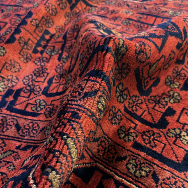 Afghan Khal Mohammadi Rug 3' 10" x 5' 3" Hand-Knotted | No. AL62818