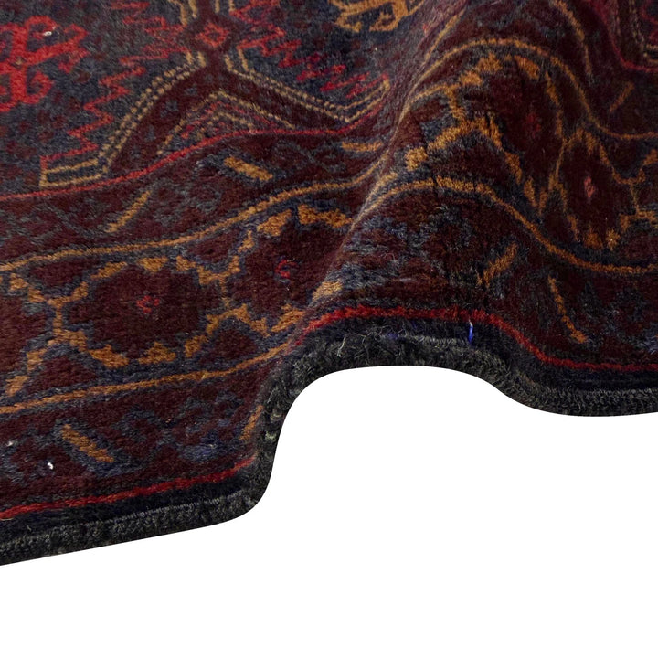 Afghan Baluchi Rug 3' 0" x 4' 4" Hand-Knotted | No. AL62985