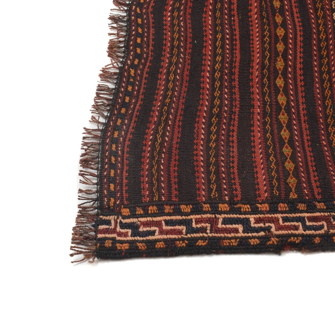 Afghan Laghari Kilim Rug 5' 2" x 8' 2" Hand-Knotted | No. AL62993