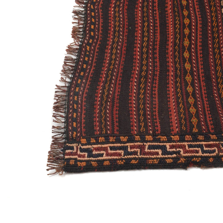 Afghan Laghari Kilim Rug 5' 2" x 8' 2" Hand-Knotted | No. AL62993