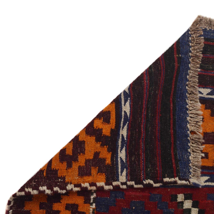 Afghan Maimana Kilim Rug 6' 1" x 9' 9" Flat-Weave | No. AL63252
