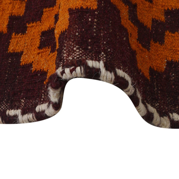 Afghan Maimana Kilim Rug 6' 1" x 9' 9" Flat-Weave | No. AL63252