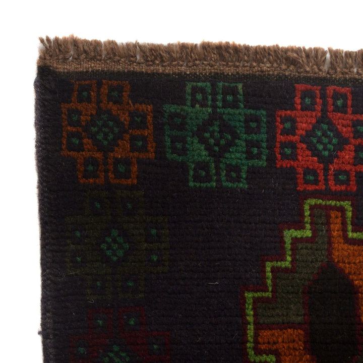 Afghan Baluchi Rug 4' 2" x 6' 6" Hand-Knotted | No. AL63405