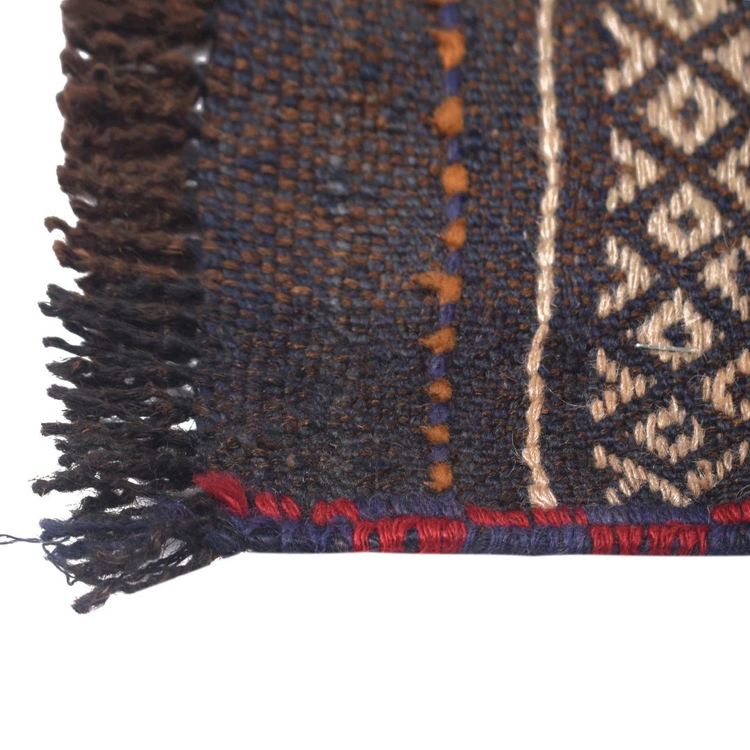 Afghan Kilim Rug 1' 11" x 9' 7" Flat-Weave | No. AL63455