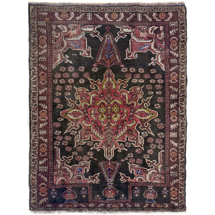 Multicolor Afghan Baluchi Rug 2' 11" x 4' 1" Hand-Knotted | No. AL63673