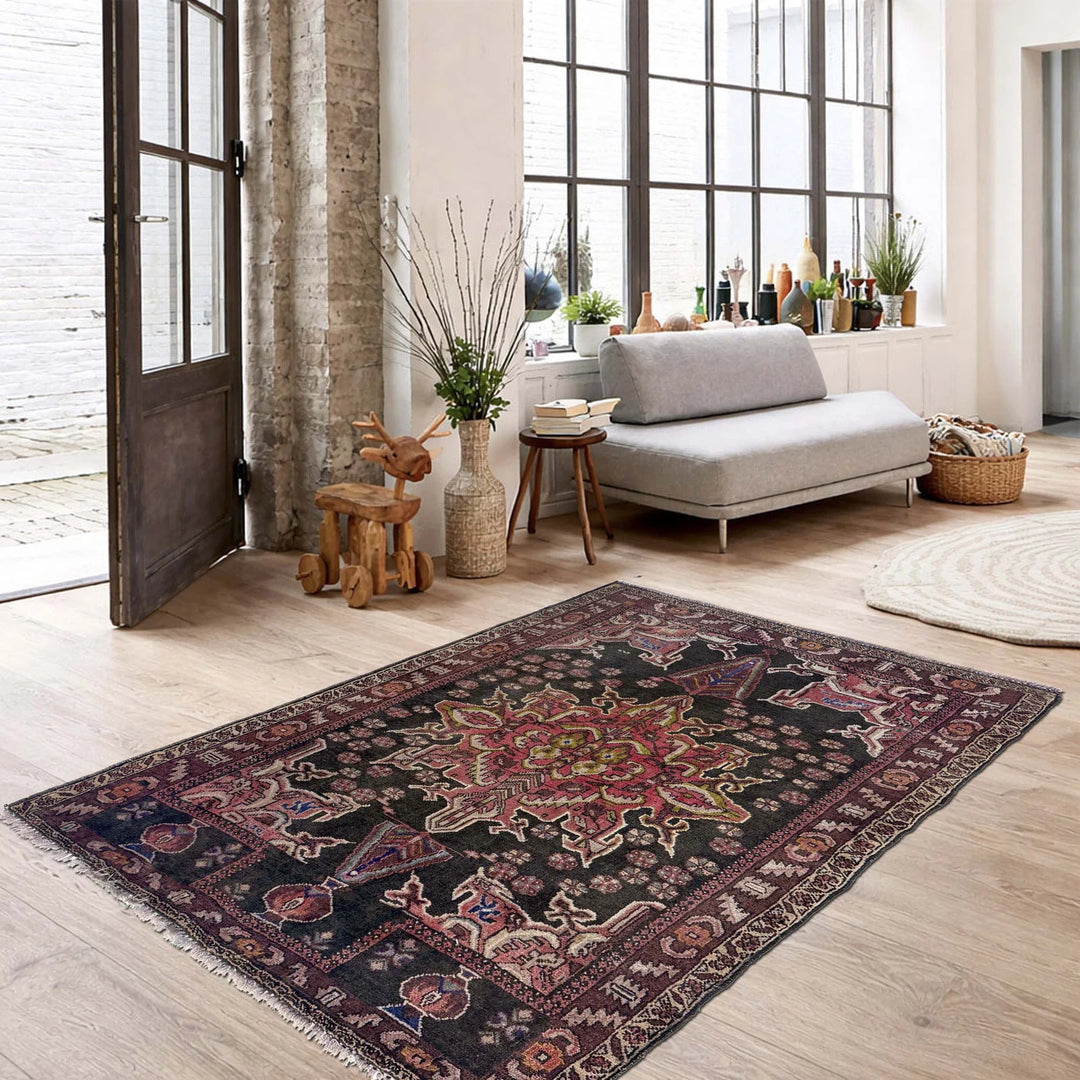 Multicolor Afghan Baluchi Rug 2' 11" x 4' 1" Hand-Knotted | No. AL63673