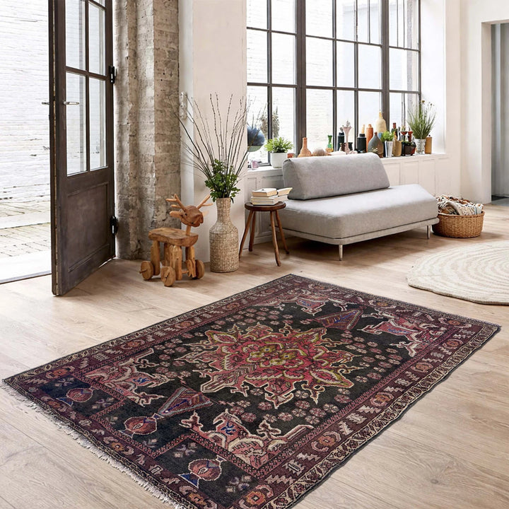 Multicolor Afghan Baluchi Rug 2' 11" x 4' 1" Hand-Knotted | No. AL63673