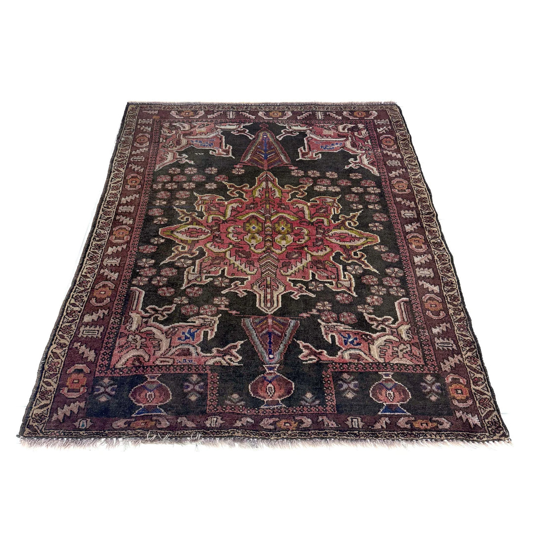 Multicolor Afghan Baluchi Rug 2' 11" x 4' 1" Hand-Knotted | No. AL63673