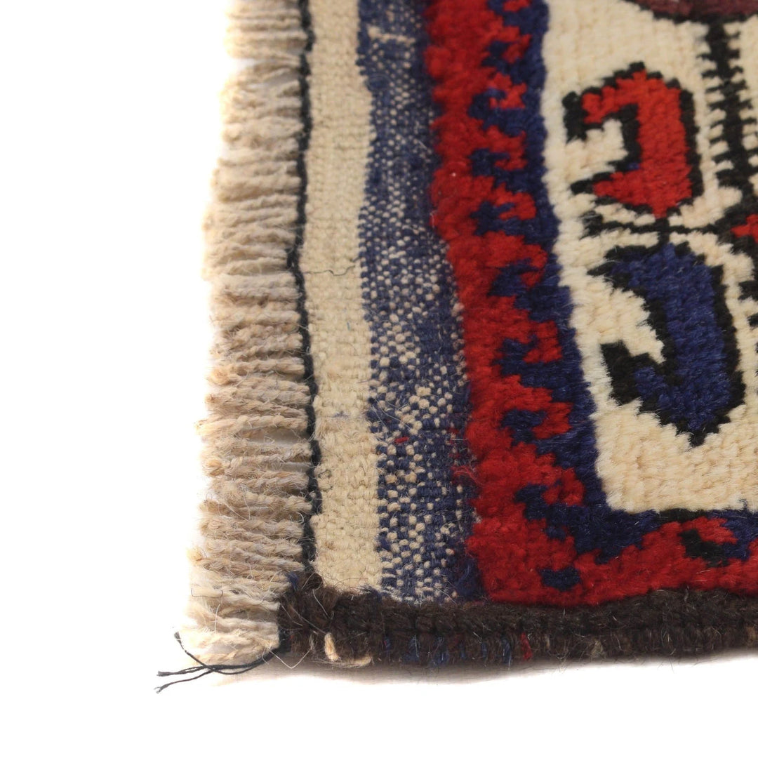 Afghan Baluchi Rug 2' 9" x 4' 0" Hand-Knotted | No. AL64185