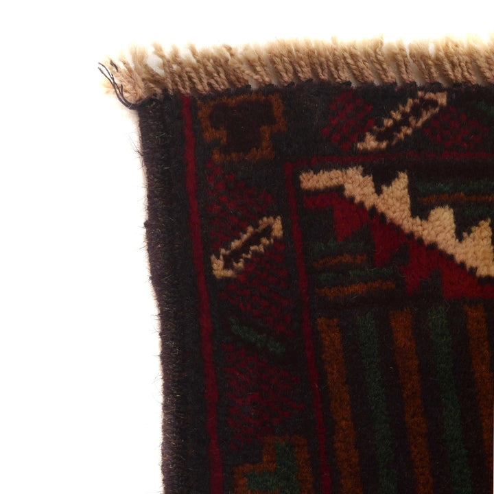 Afghan Baluchi Rug 3' 8" x 6' 3" Hand-Knotted | No. AL64409