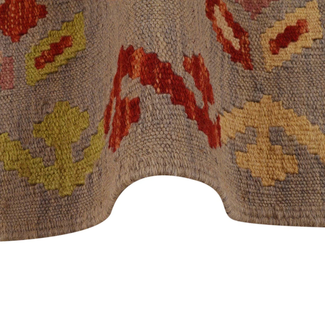 Afghan Kilim Rug 2' 8" x 3' 11" Flat-Weave | No. AL64540