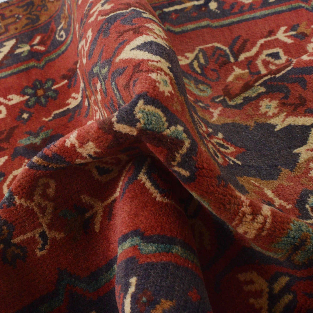 Red Afghan Baluchi Rug 2'11" x 4'9" Hand-Knotted | No. AL64574