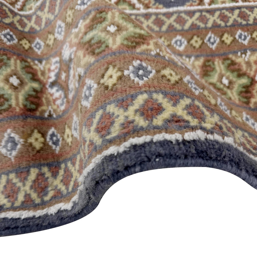Pakistani Jaldar Rug 4' 0" x 5' 10" Hand-Knotted | No. AL65455