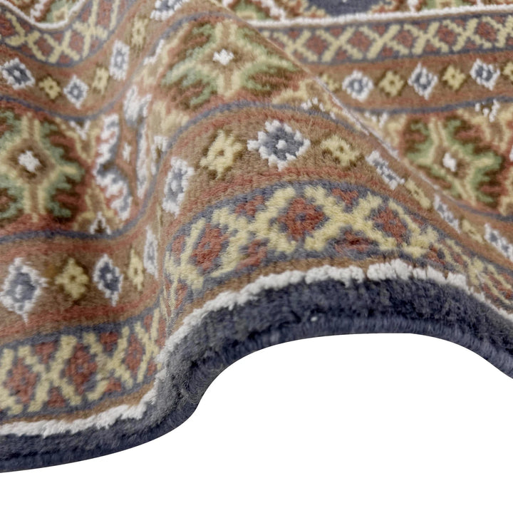 Pakistani Jaldar Rug 4' 0" x 5' 10" Hand-Knotted | No. AL65455