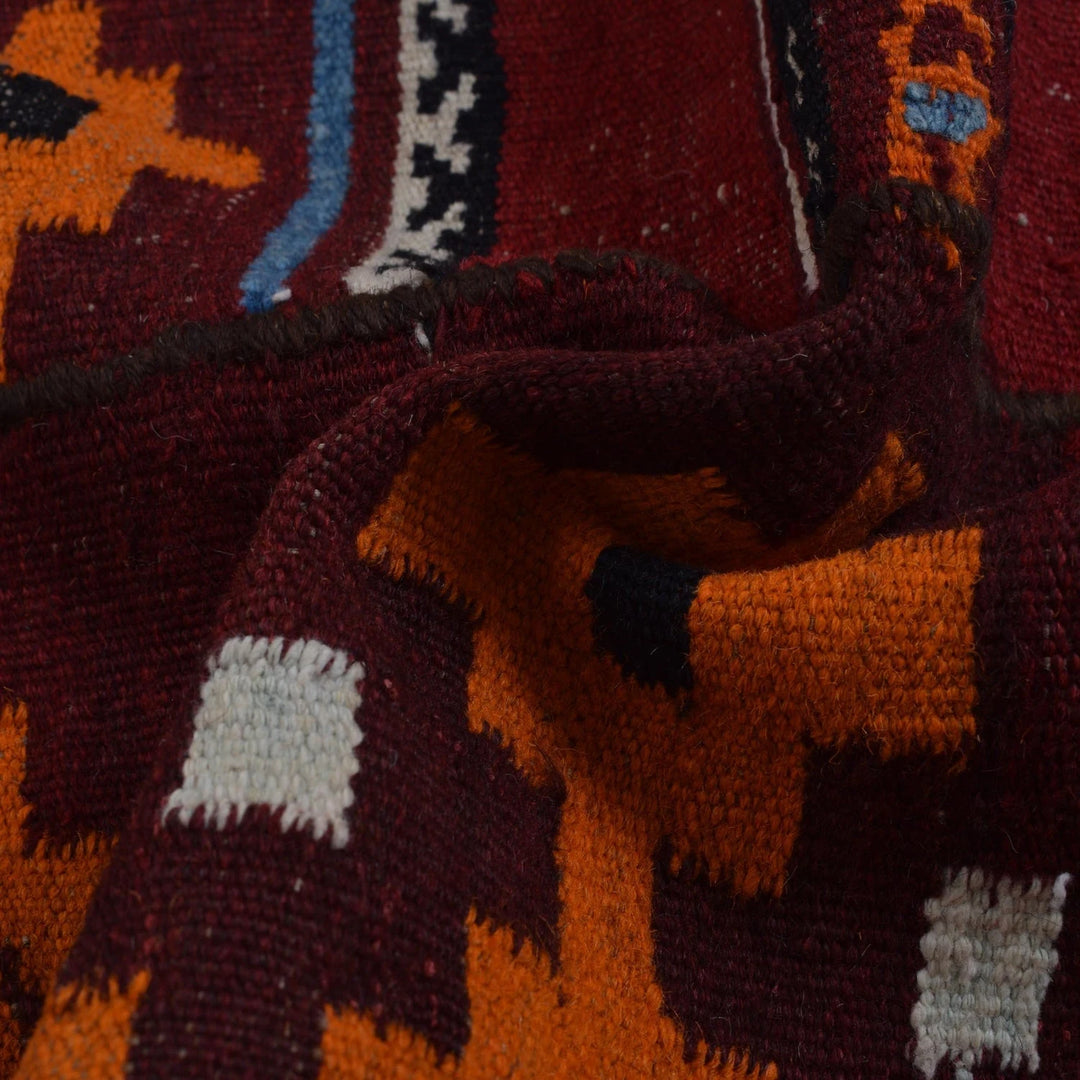 Afghan Kilim Rug 5' 9" x 9' 0" Flat-Weave | No. AL65927