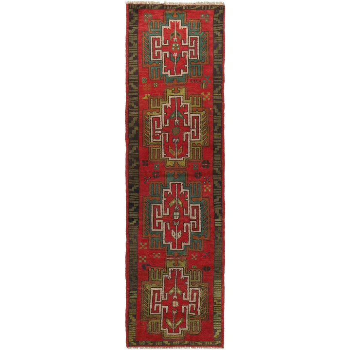 Afghan Baluchi Rug 2' 6" x 9' 5" Hand-Knotted | No. AL66057