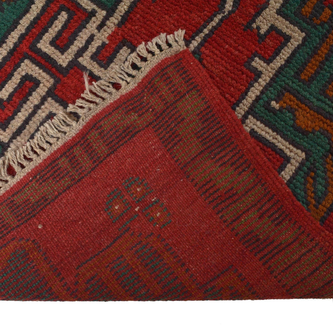 Afghan Baluchi Rug 2' 6" x 9' 5" Hand-Knotted | No. AL66057