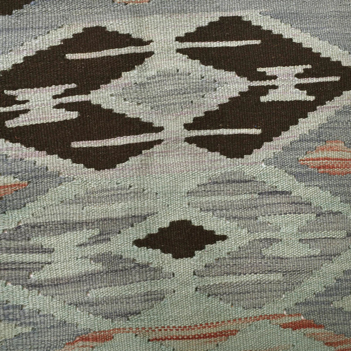 Afghan Overdyed Kilim Rug 3' 11" x 5' 6" Flat-Weave | No. AL66143