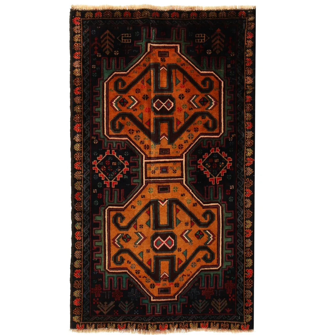 Traditional Baloch Rug 2' 8" x 4' 6" - No. AL66216