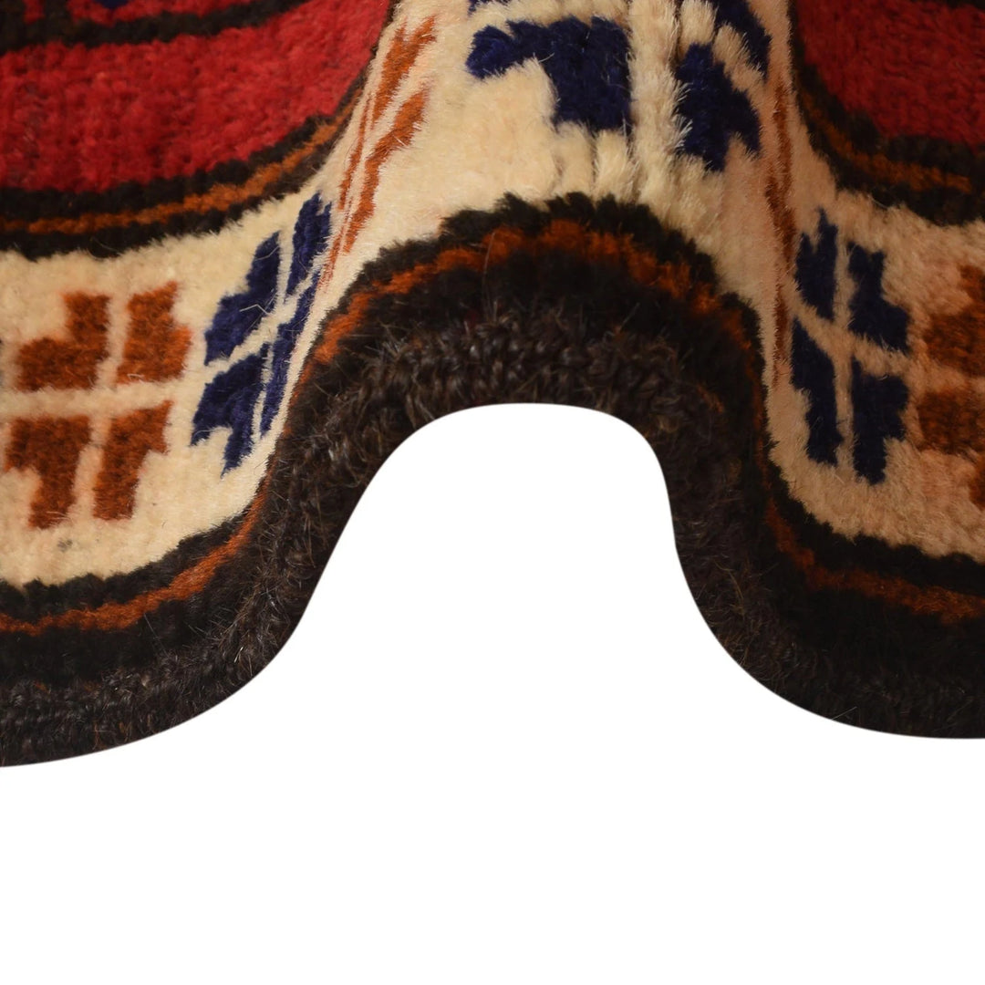 Afghan Prayer Rug 2' 9" x 4' 6" Hand-Knotted | No. AL66407