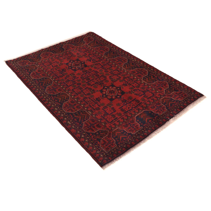 Afghan Khal Mohammadi Rug 3' 4" x 5' 0" Hand-Knotted | No. AL66512
