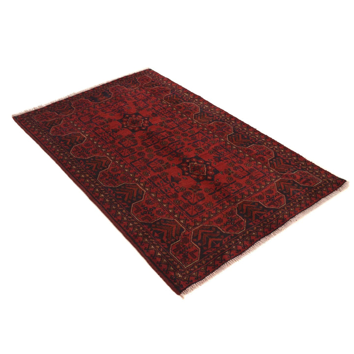 Afghan Khal Mohammadi Rug 3' 4" x 5' 0" Hand-Knotted | No. AL66512