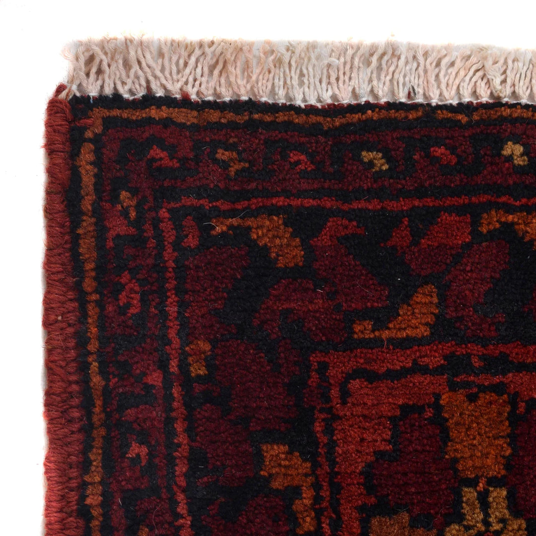 Afghan Khal Mohammadi Rug 3'6" x 4'11" Hand-Knotted | No. AL66635