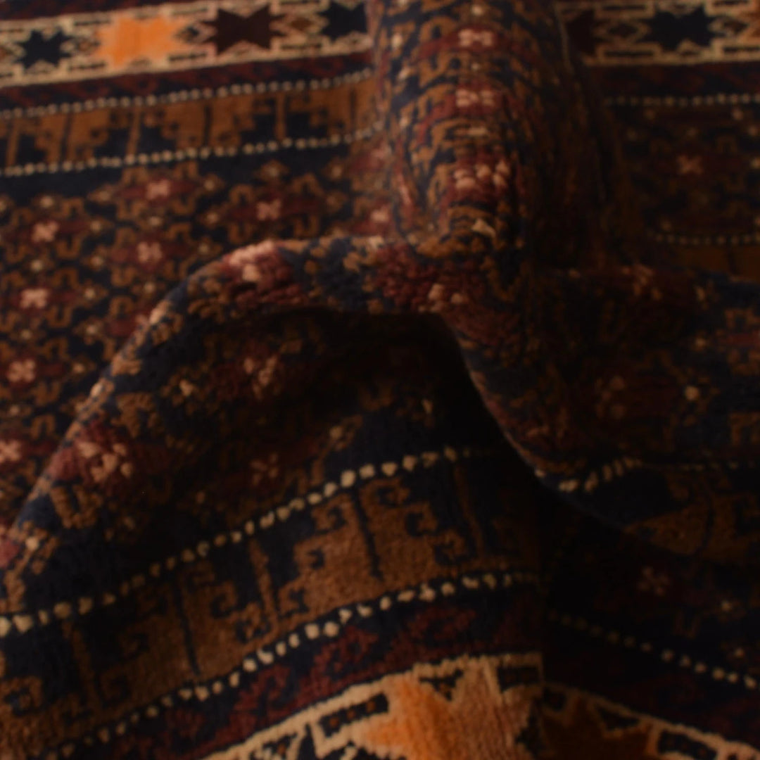 Afghan Prayer Rug 2' 10" x 4' 7" Hand-Knotted | No. AL66702
