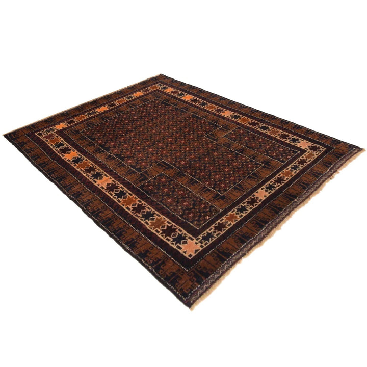 Afghan Prayer Rug 2' 10" x 4' 7" Hand-Knotted | No. AL66702