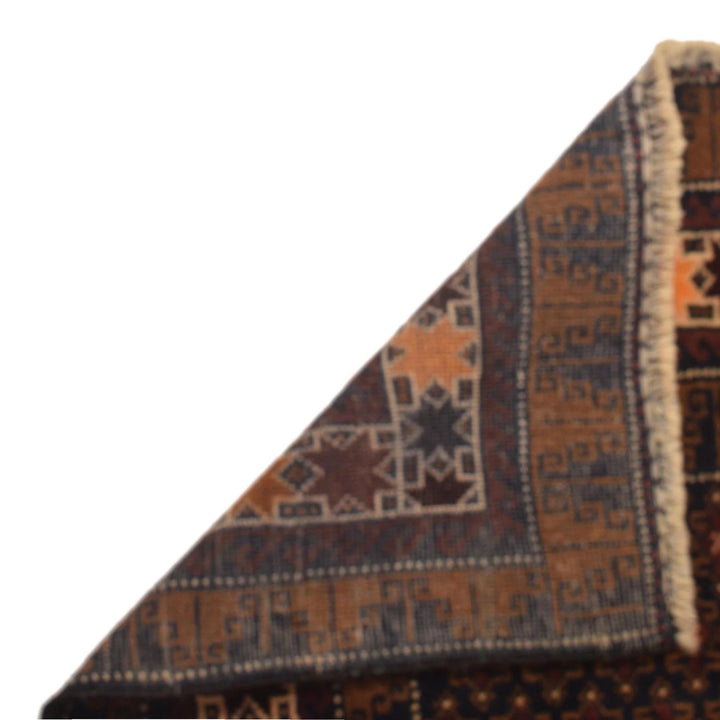 Afghan Prayer Rug 2' 10" x 4' 7" Hand-Knotted | No. AL66702