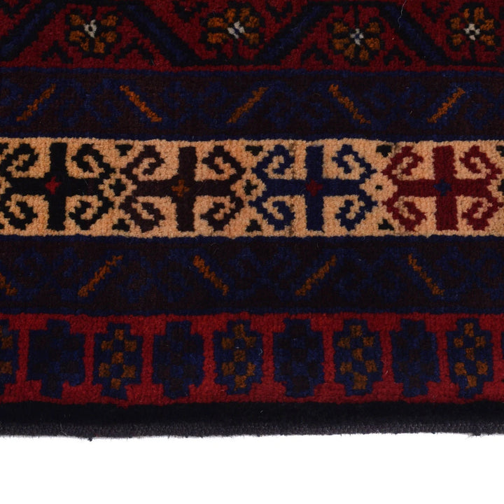 Afghan Baluchi Rug 4' 3" x 6' 6" Hand-Knotted | No. AL66821