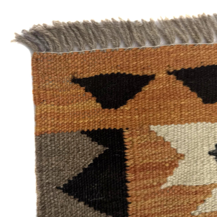 Afghan Vegetable Kilim Rug 2' 7" x 4' 0" Flat-Weave | No. AL668365