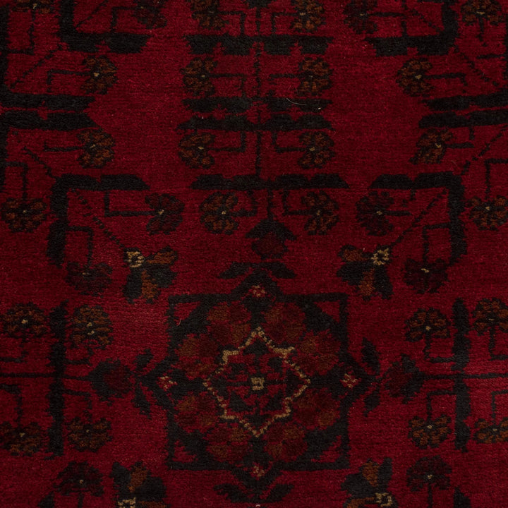 Red Afghan Khal Mohammadi Rug 5'9" x 7'3" Hand-Knotted | No. AL66962